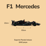F1 Mercedes w14 - 1642 peças - Medidas