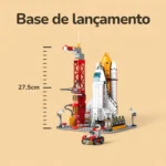 Base de Lançamento - 521 peças - Medidas