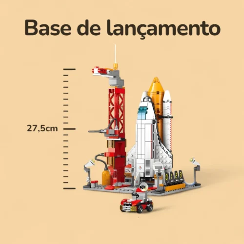 Base de Lançamento - 521 peças - Medidas