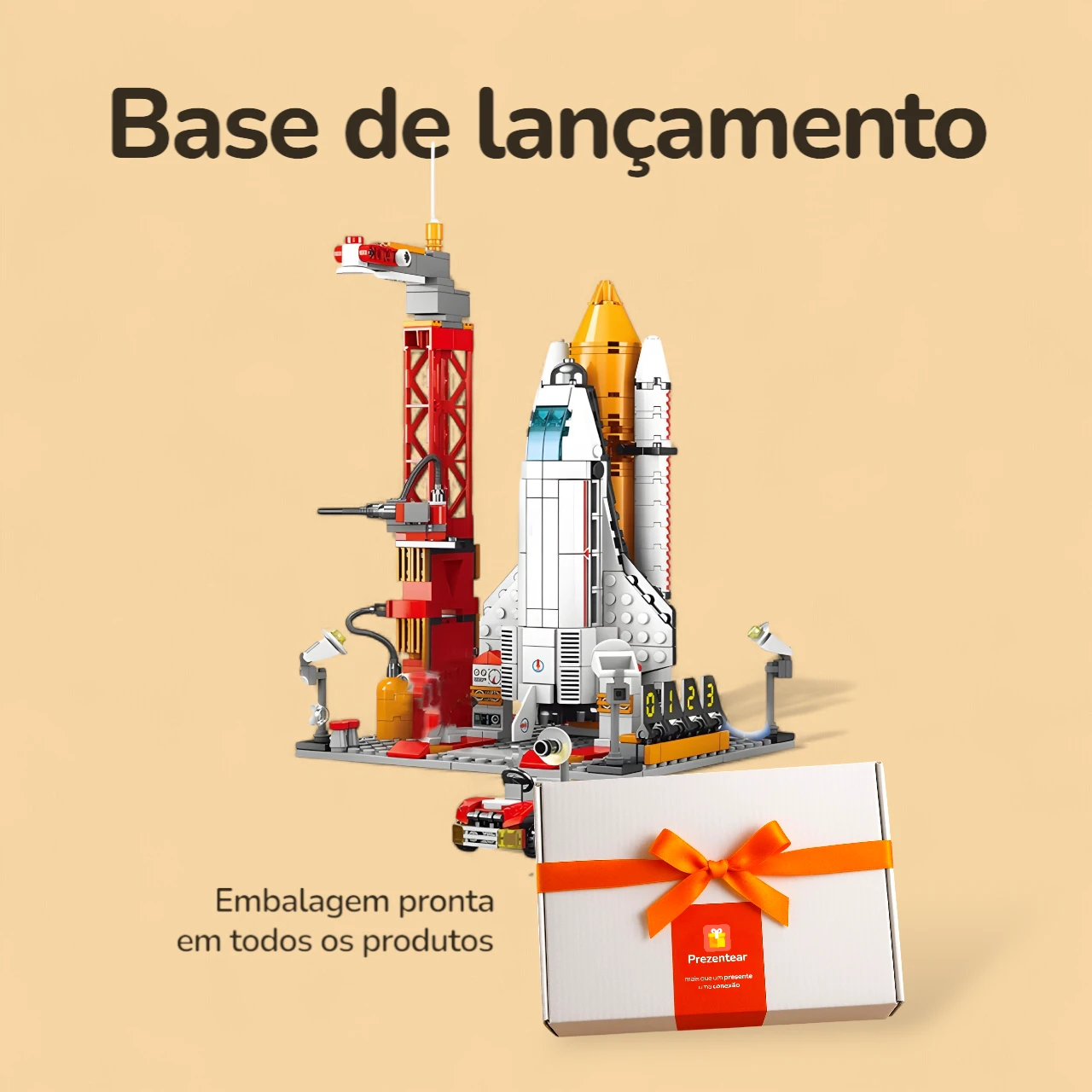 Base de Lançamento - 521 peças - Caixa Base de Lançamento - 521 peças - Caixa