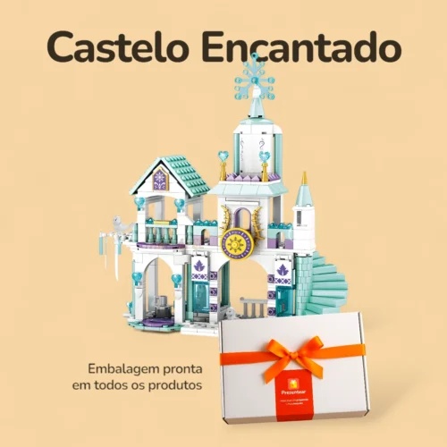 Castelo Encantado + 3 personagens - 336 peças - Caixa