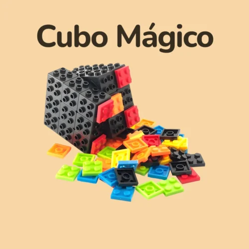Cubo Mágico Blocos de Montar - Preto - 2