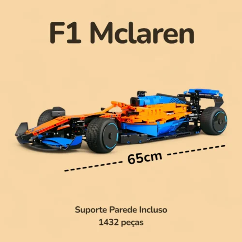F1 Mclaren w14 - 1432 peças - Medidas