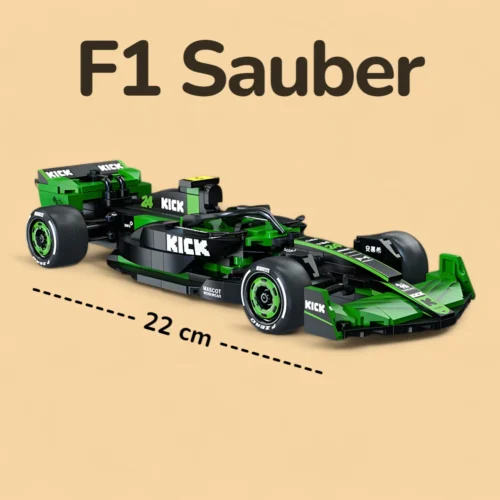F1 Sauber - 314 peças - Medidas