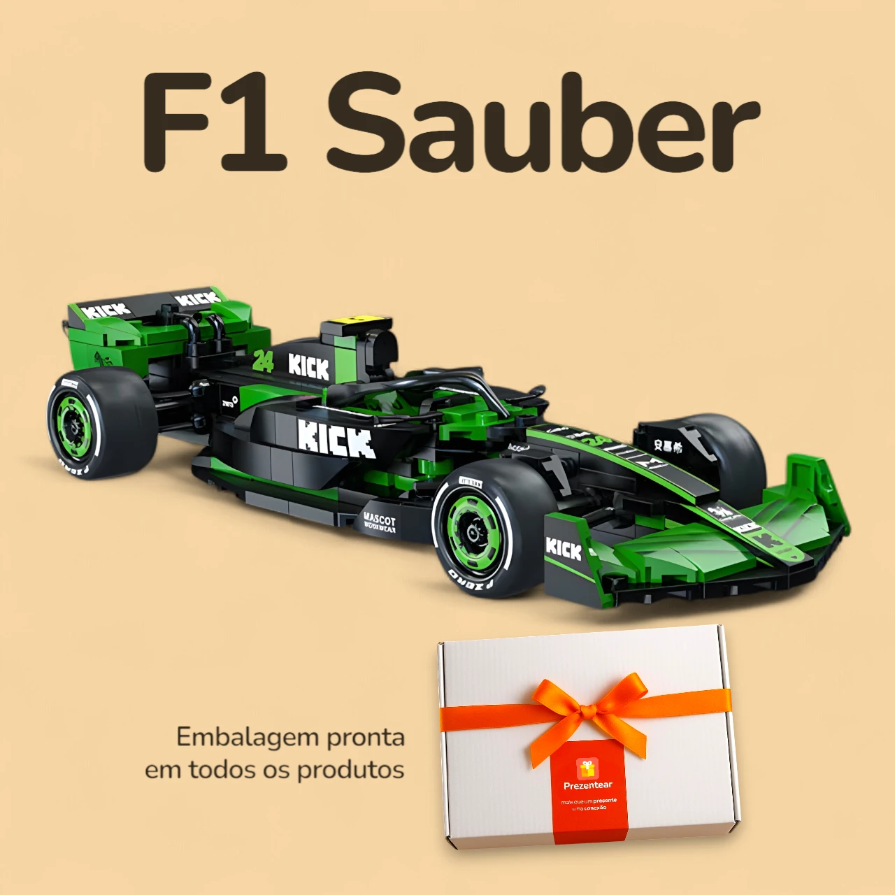 F1 Sauber - 314 peças - Caixa F1 Sauber - 314 peças - Caixa
