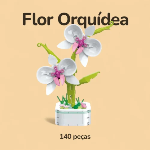 Flor Orquídea - 140 peças
