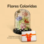 Flores Coloridas com Capa - 302 peças - Caixa