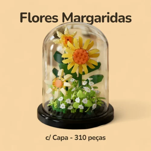 Flores Margaridas com Capa - 310 peças