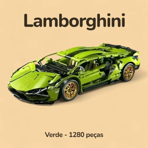 Lamborghini Verde - 1280 peças