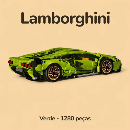 Lamborghini Verde - 1280 peças 2