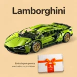 Lamborghini Verde - 1280 peças - Caixa