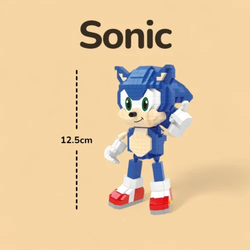 Sonic - 772 peças - Medidas