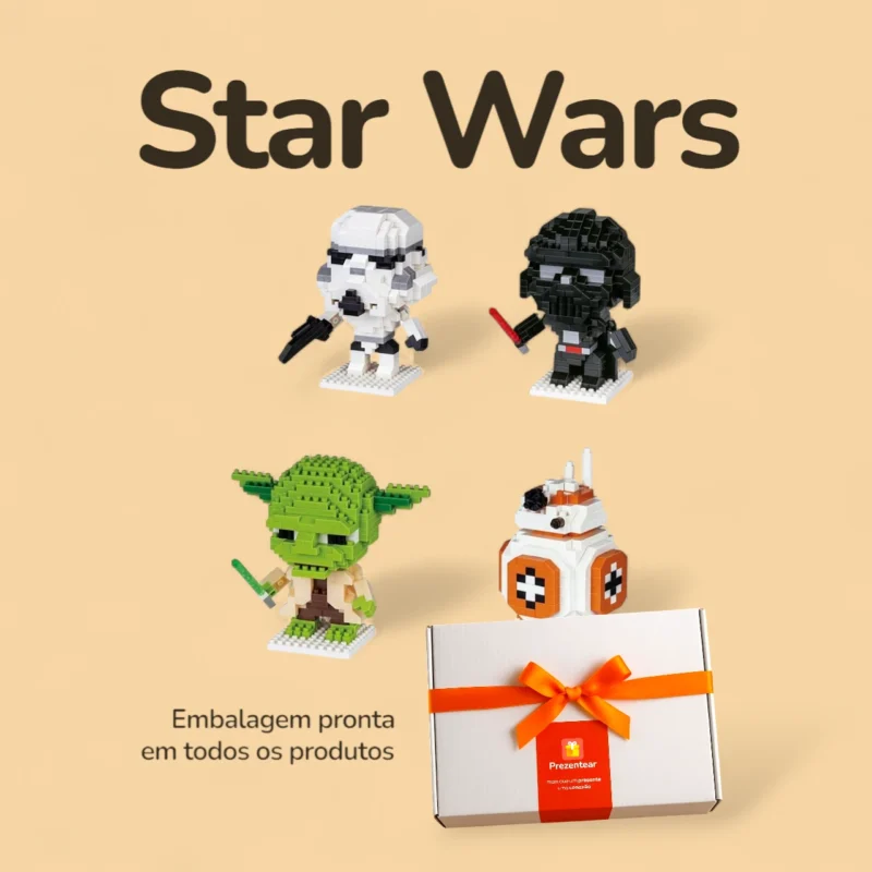 Star Wars - 4 personagens - Caixa