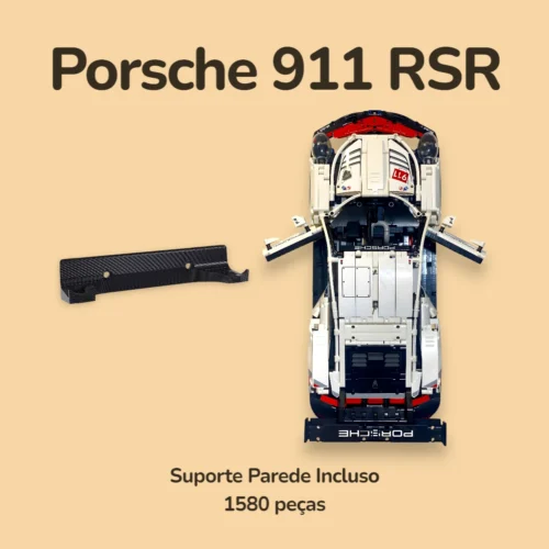 Porsche 911 RSR - 1580 peças - Suporte